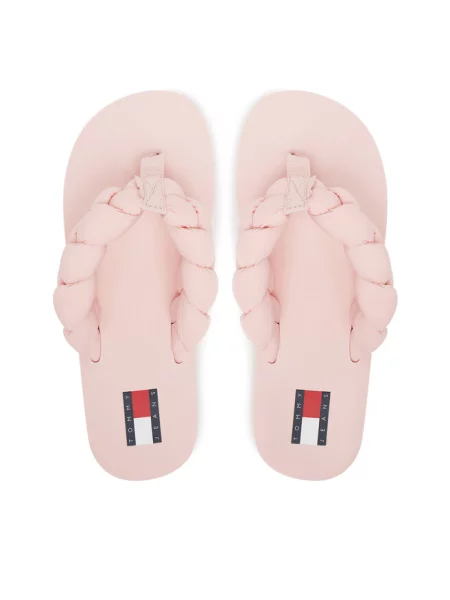 Japonki Tommy Jeans różowe