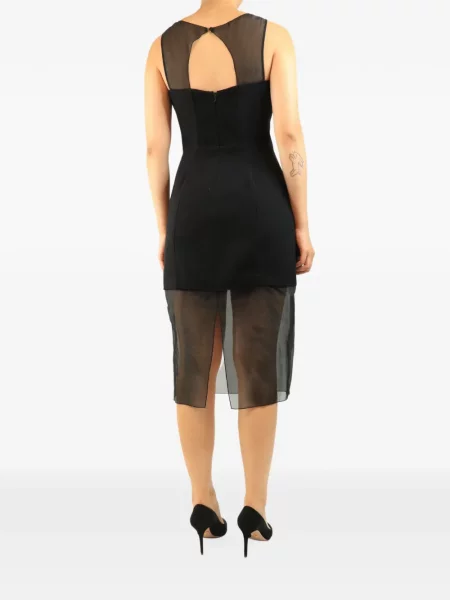 Rochie midi Reformation fără mâneci negru