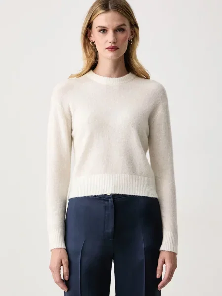 Saint Barth sweter z wełną beżowy