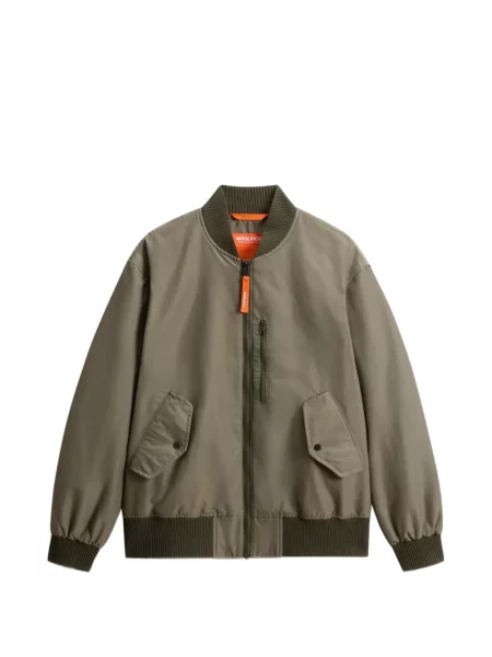 Kurtka bomber dziecięcy Woolrich zielony