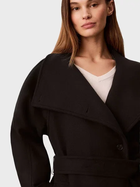 Вовняне пальто Calvin Klein чорне
