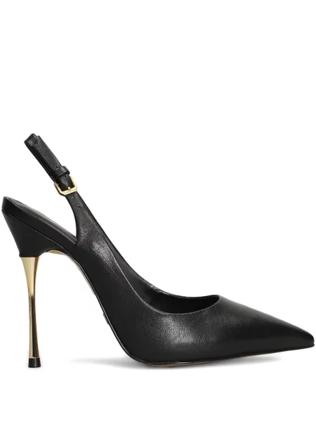Pantofi cu toc Carrano slingback negru