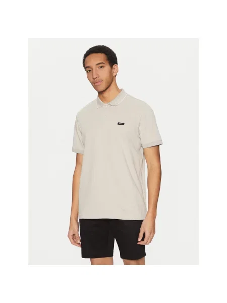 Calvin Klein Polo majica Regular Fit bež