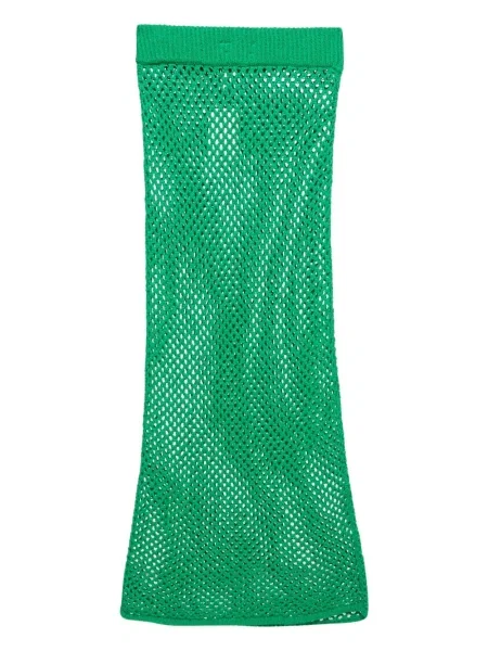 Dzianinowa spódnica Monday Active zielona