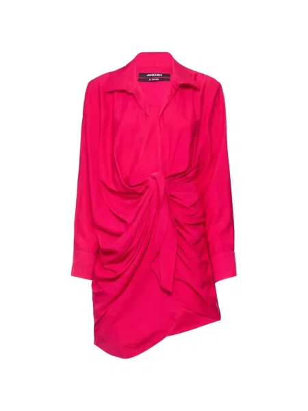 Rochie mini Jacquemus de costum roz