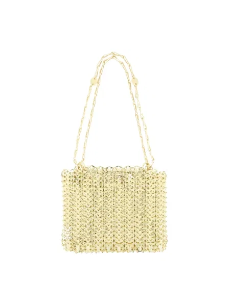 Lekka torebka Paco Rabanne żółta