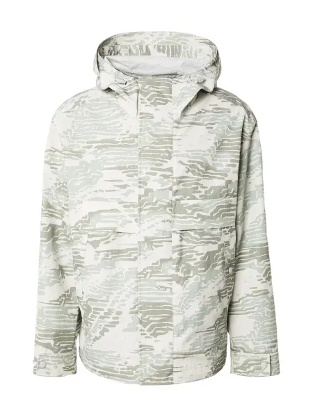 BOSS Prehodna jakna Ocombo greige / pastelno zelena / off-bela bela