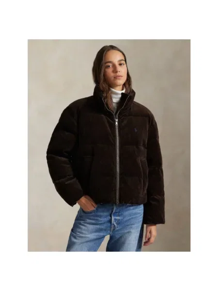 Kurtka puchowa Polo Ralph Lauren brązowa