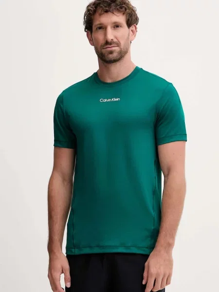 Calvin Klein Performance Tréninkové tričko zelené