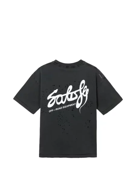 Tricou Satisfy cu imagine negru