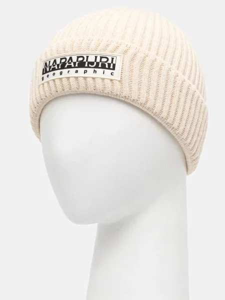 Шапка Napapijri F-Vispa бежевий