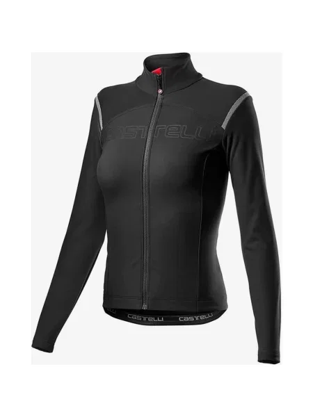 Koszulka z długim rękawem Castelli Tutto Nano RoS Rosso Corsa L czarna