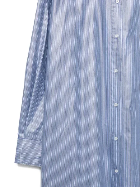 Sukienka koszulowa Frenken w paski garniturowa niebieska