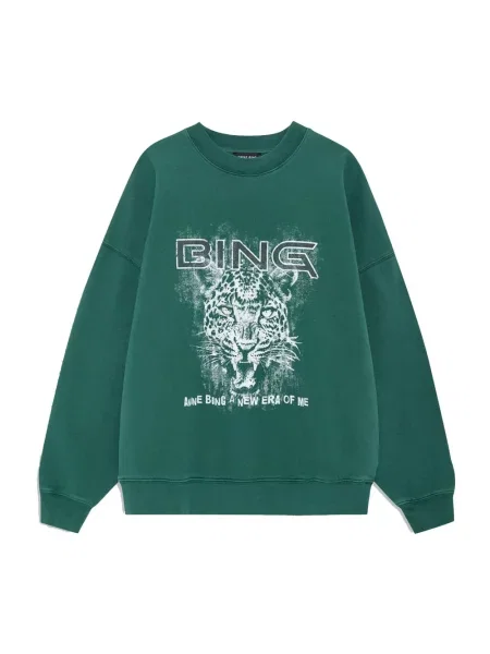 Bluza z kapturem Anine Bing z kapturem zielona
