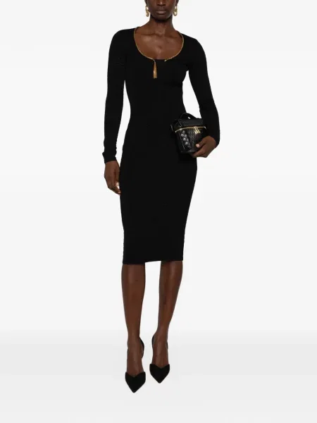 Rochie midi Elisabetta Franchi negru