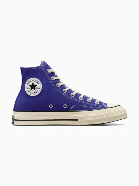 Високи кецове Converse Chuck 70 лилаво синьо