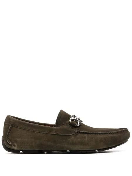 Pantofi loafer Ferragamo verde