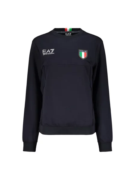 Bluza polarowa Emporio Armani Ea7 polarowa niebieska