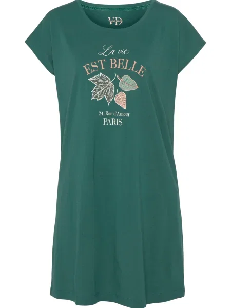 VIVANCE Bluză de noapte verde