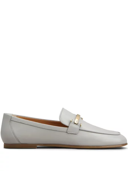 Pantofi loafer Tod's din piele gri