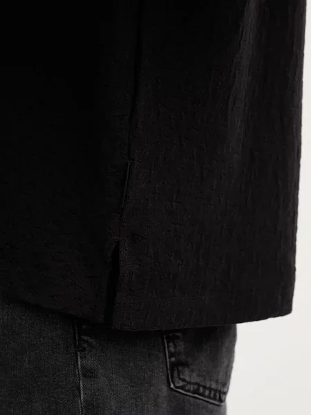 Однотонное поло Armani Exchange черное
