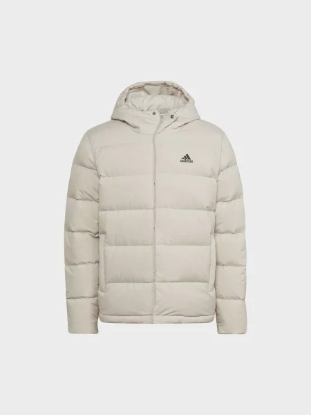 Пуховик adidas комбінований верх бежевий