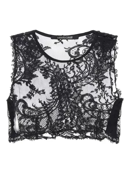 Decupat top Roberto Cavalli negru