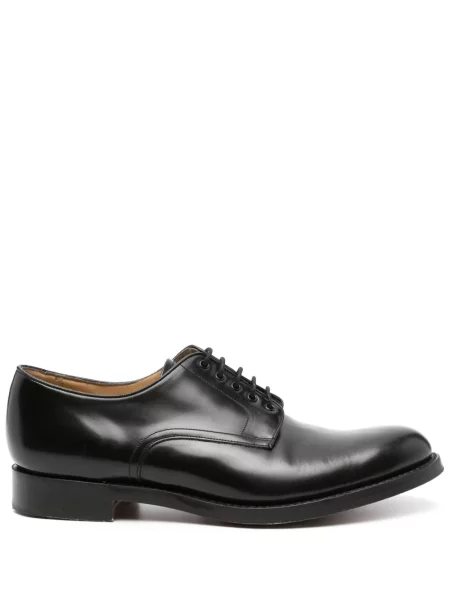 Pantofi derby Fursac din piele negru