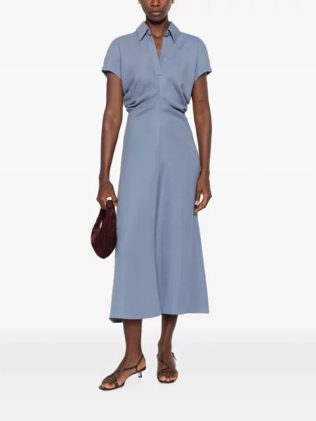 Rochie midi Brunello Cucinelli albastru