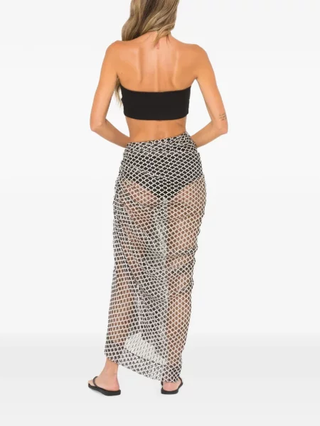 Fusta maxi Jbq plasă plic negru