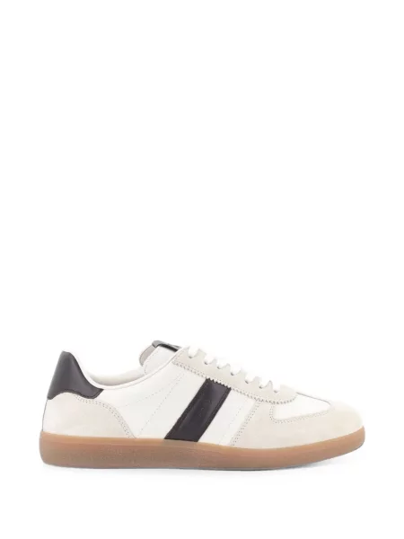 Sneakerși Tom Ford din piele alb