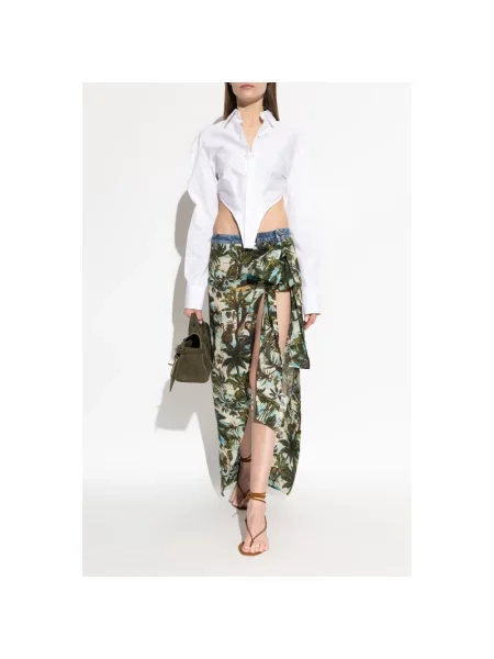 Długa spódnica jeansowa Dsquared2 biznesowa
