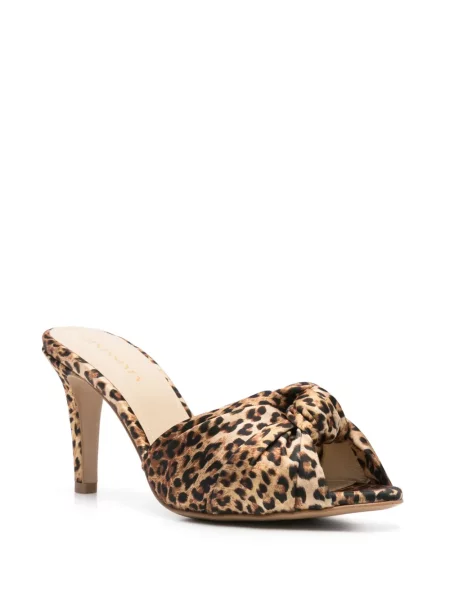 Sandale Ginissima cu imagine cu model leopard maro
