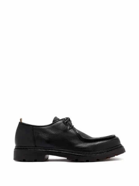 Pantofi Officine Creative cu șireturi din dantelă negru