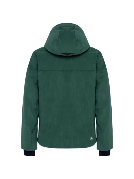 Geacă Colmar de catifea cord cu glugă verde