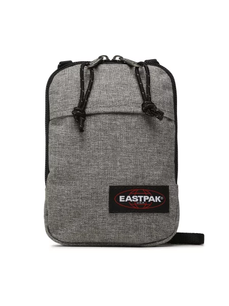 EASTPAK Rankinė su ilgu dirželiu Buddy margai pilka / juoda balta