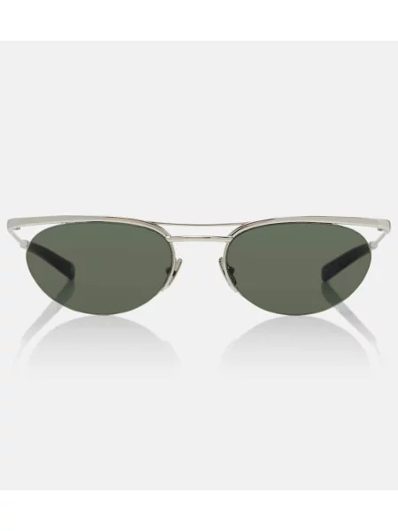 Ochelari de soare Saint Laurent argintiu