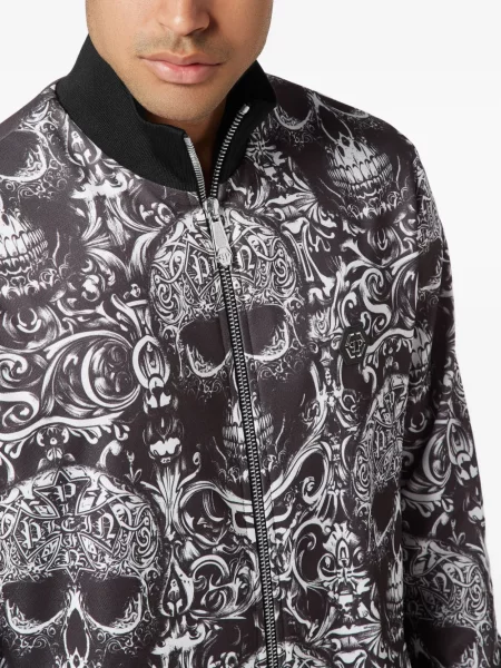 Geacă Philipp Plein cu imagine negru