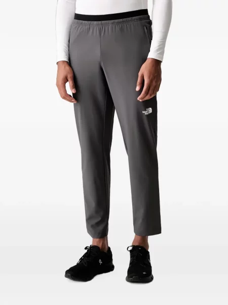 Pantaloni The North Face cu imagine alergare gri
