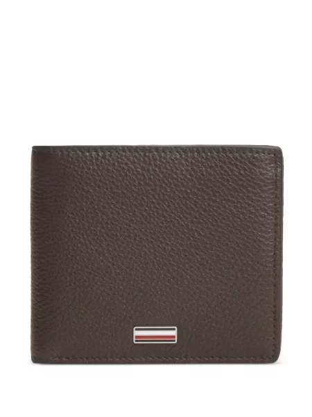 Bőr pénztárca Tommy Hilfiger barna