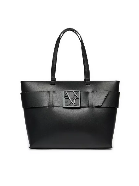 ARMANI EXCHANGE Μεγάλη τσάντα μαύρο