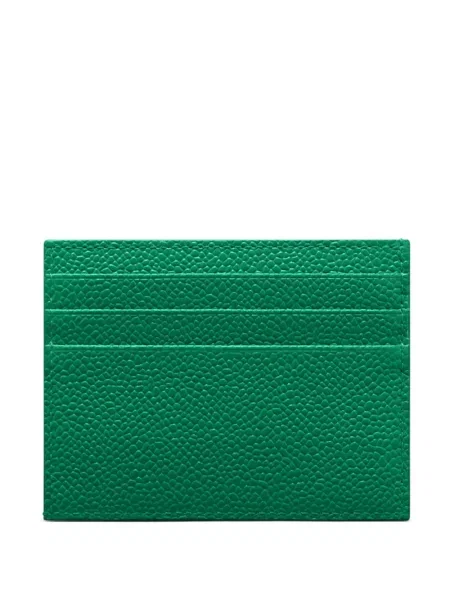 Portofel Thom Browne din piele verde