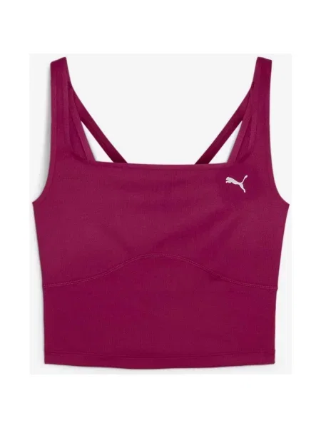 Koszulka Puma Studio Cloudspun bez rękawów L różowa