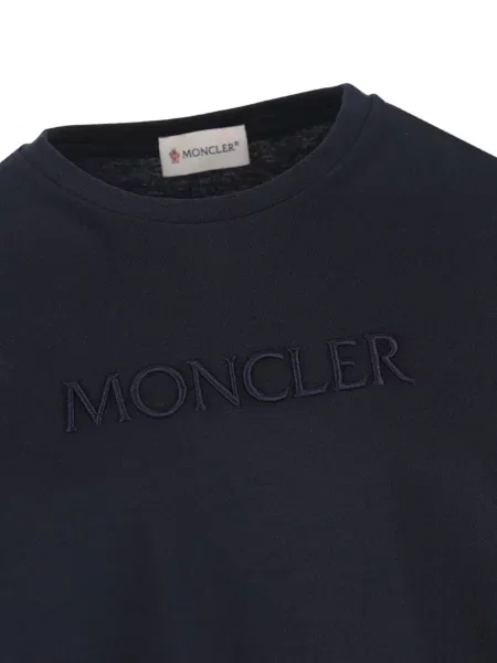 Koszulka dziecięca Moncler Enfant niebieska