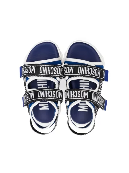 Sandały dziecięce Moschino niebieskie