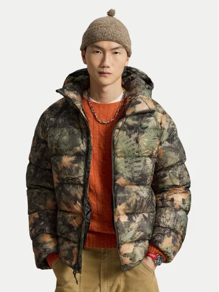 Polo Ralph Lauren Пуховик Темно-зелений зелений
