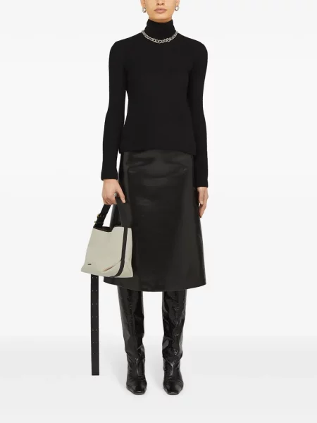 Shopper torbica Jil Sander bijela
