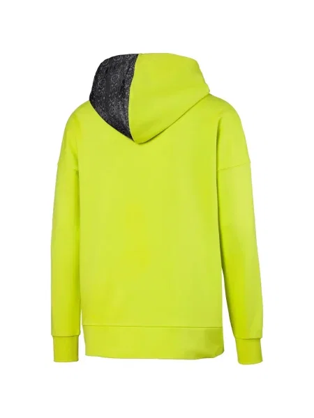 Hanorac cu glugă Puma cu cordon galben