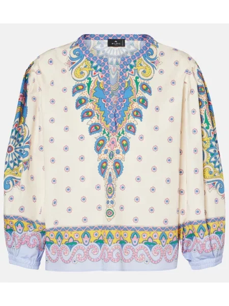 Top Etro alb