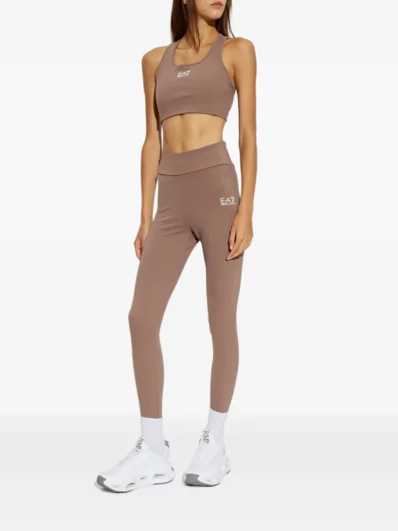 Κολάν Ea7 Emporio Armani με σχέδιο καφέ